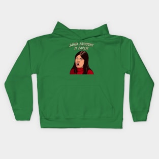 Patti Harrison I Think You Should Leave Santa Brought It Early Kids Hoodie